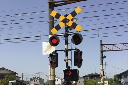 警報機の工事